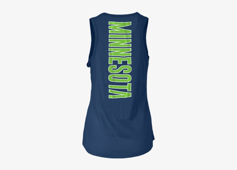 Minnesota Timberwolves Women's Baby Jersey Mesh Back - Active Tank, transparent png download