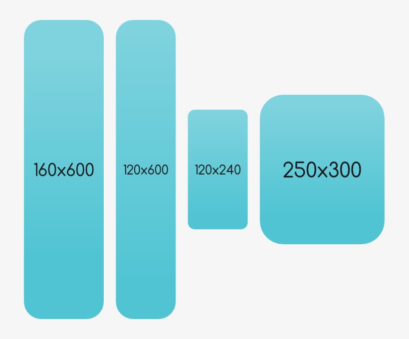 Medidas Estandar Para Banners Web Vertical - Medida De Un Banner, transparent png download