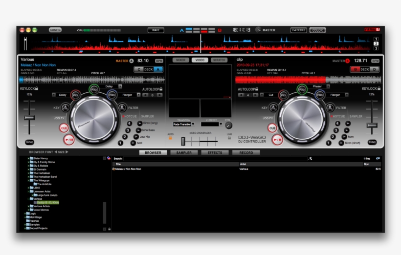Pioneer Ddj-wego Screen - Ddj Pioneer Wego, transparent png download