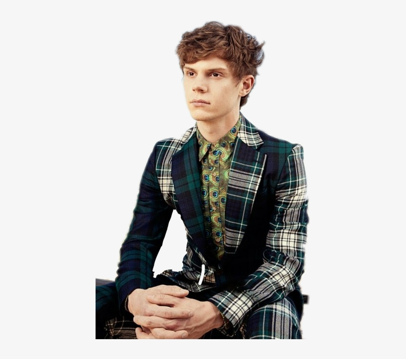 Red Hair Evan Peters, transparent png download