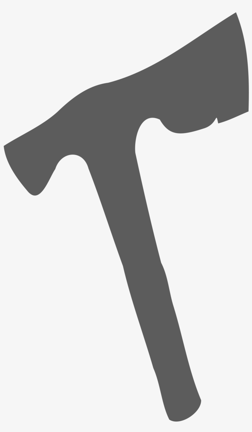 This Free Icons Png Design Of Silhouette Outil 09 - Cleaving Axe, transparent png download