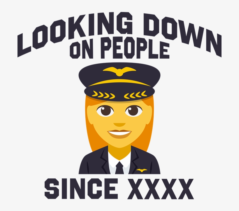 Pilot Looking Down On People Person Flask Necklace - Ninomaxx, transparent png download