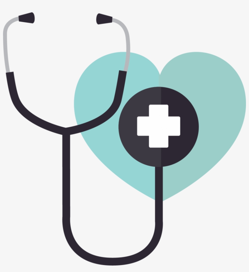 Heart Stethoscope - Stethoscope, transparent png download