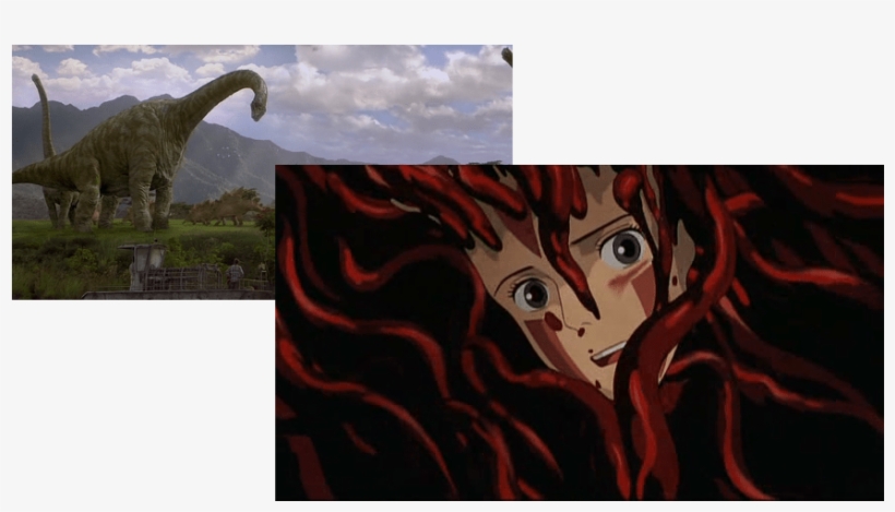 Softimage Was Used By Ilm To Animate The Dinosaurs - Princess Mononoke Demon San, transparent png download
