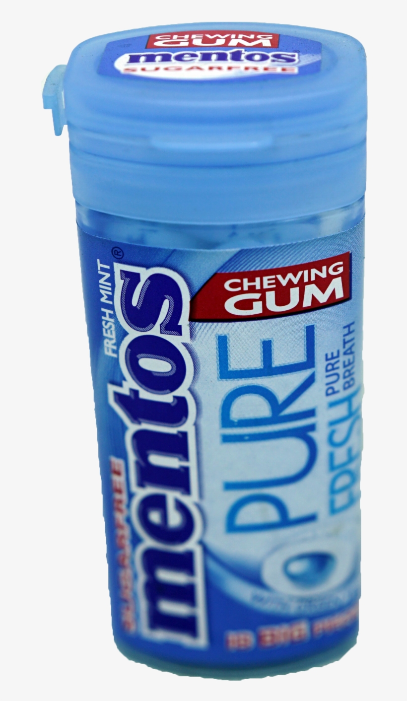 Mentos Fresh Mint Pure Fresh Bottle - Mentos, transparent png download
