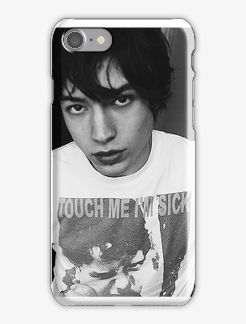 Ezra Miller Black And White Iphone 7 Snap Case - Ezra Miller Aesthetic Icon, transparent png download