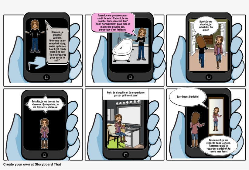 Je Me Prepares Pour Sortir Le Soir - Cartoon, transparent png download