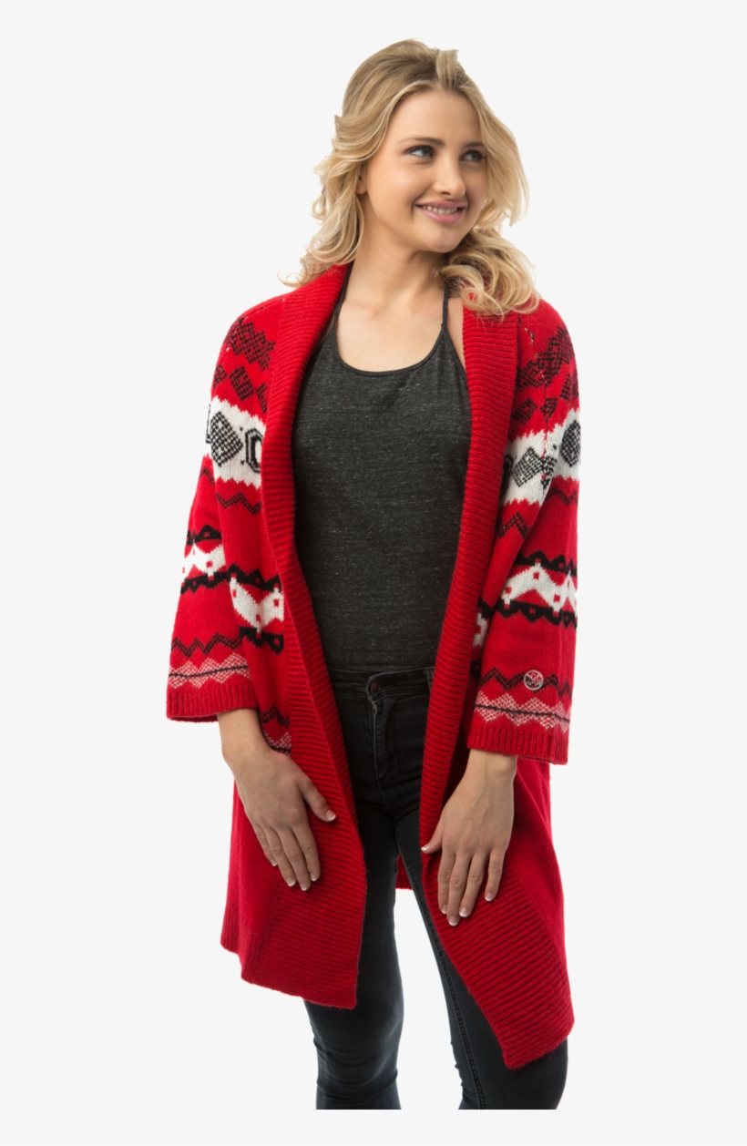 Shawl Duster Cardigan - Cardigan, transparent png download
