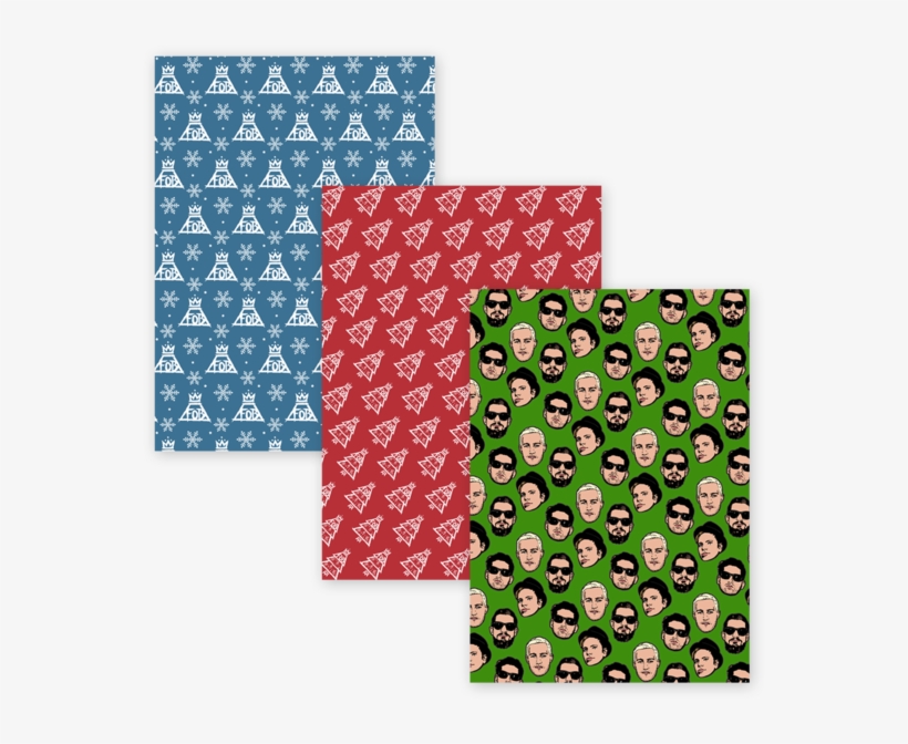 Fall Out Boy Wrapping Paper, transparent png download