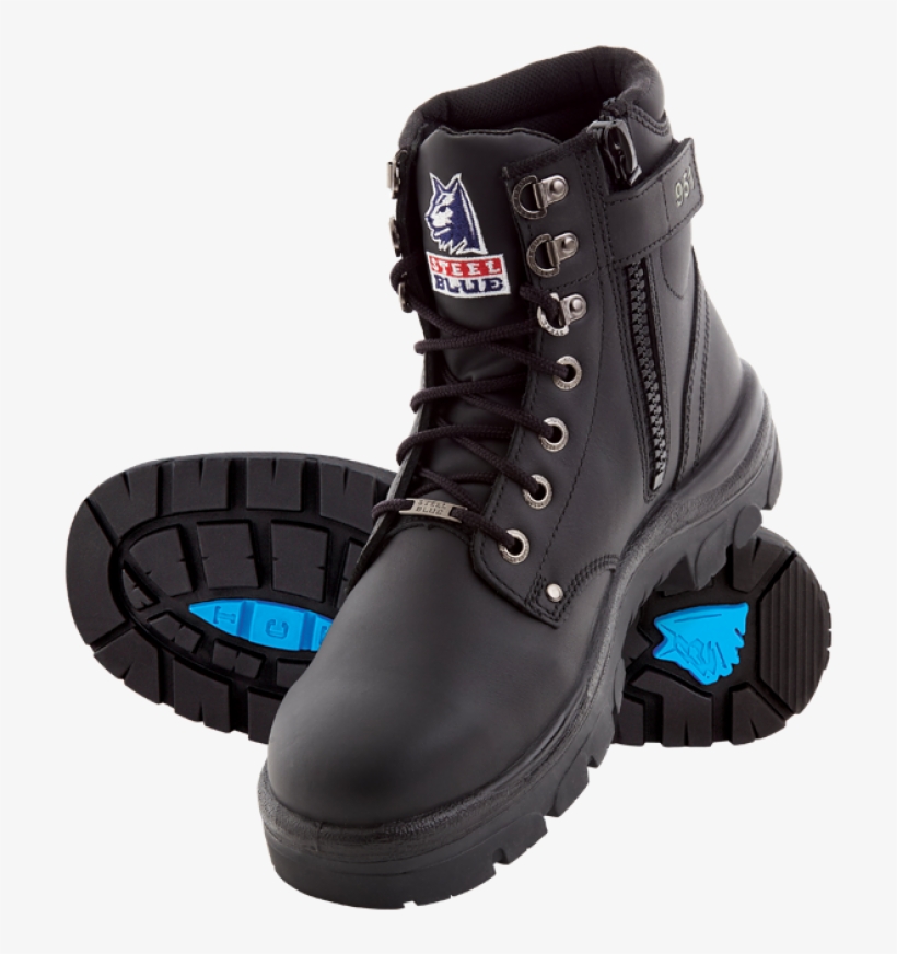 Steel Blue Argyle Zip 6" Work Boots, Tpu, Steel Toe - Steel-toe Boot, transparent png download