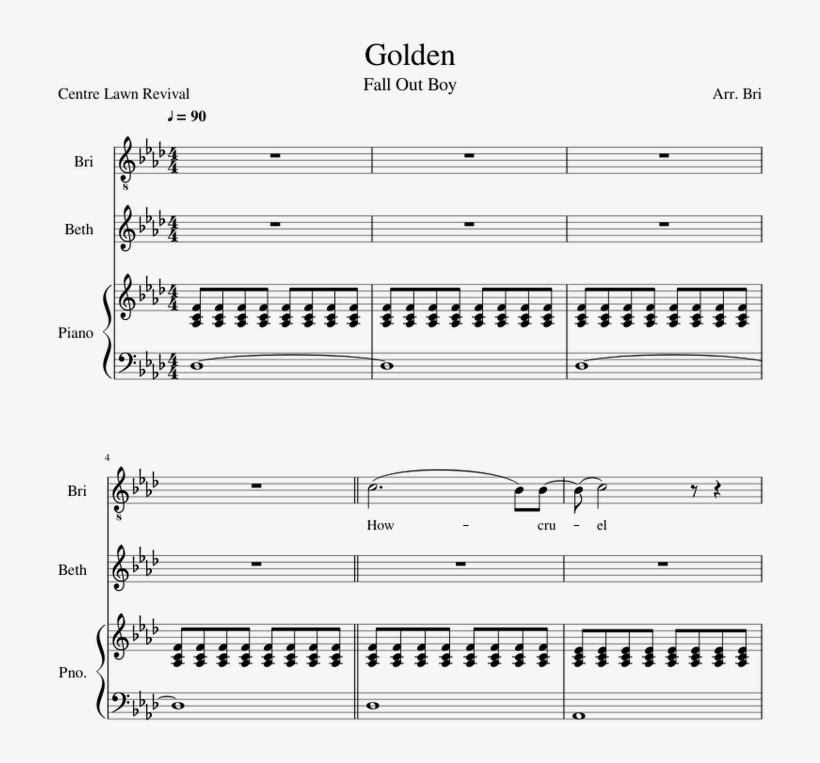 Fall Out Boy - Michael Buble It's A Beautiful Day Pdf, transparent png download