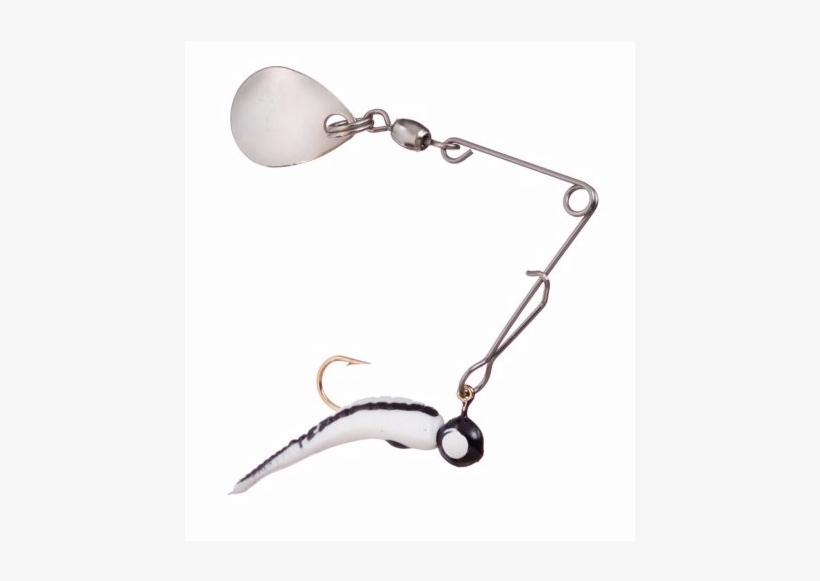 Betts Spin 1/8oz Value Pack Split Tail White-black - Earrings, transparent png download