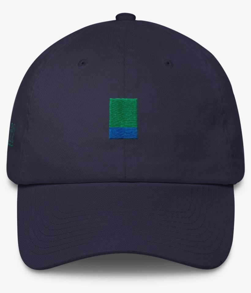 Horizon Blue/green Cotton Ball Cap - Embroidered Hat, transparent png download