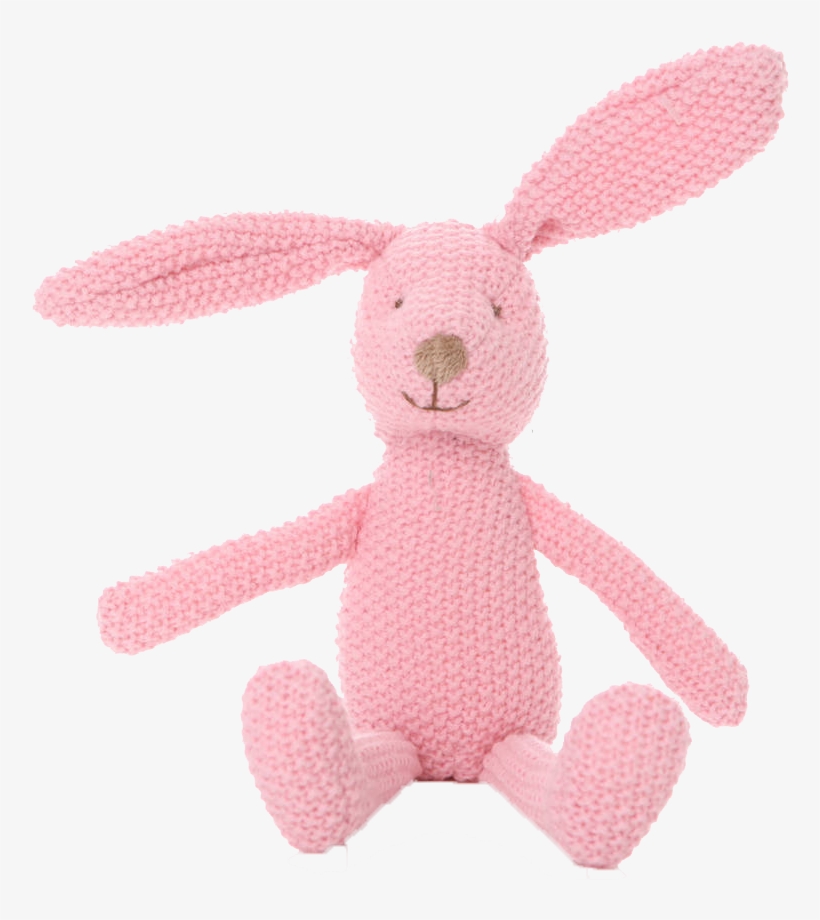 Knitted Pink Bunny, transparent png download