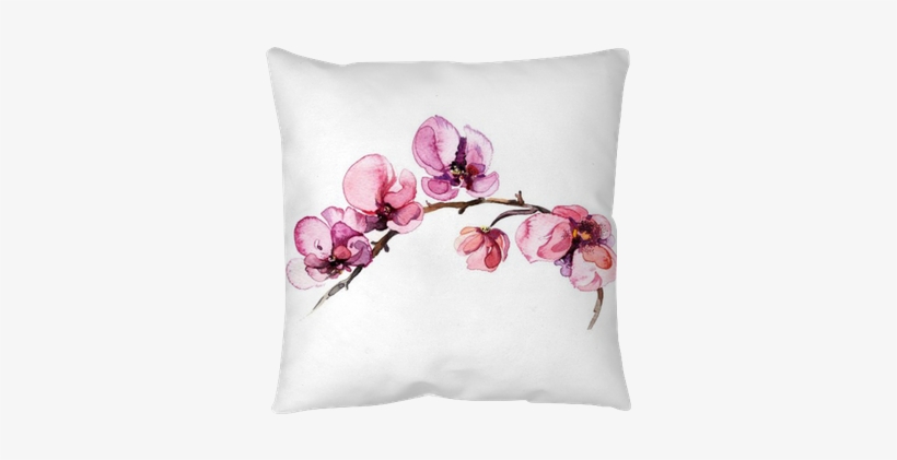 The Watercolor Flowers Orchid Isolated On The White - Seasons Of Hope And Encouragement: A Devotional, transparent png download