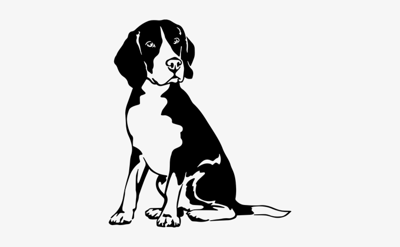 Beagle Dog Wall Sticker - Sticker Beagle, transparent png download