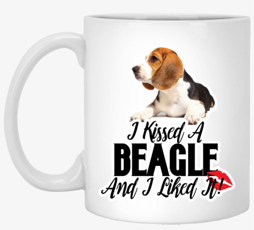 I Kissed A Beagle And I Liked It Xp8434 11 Oz - Gildan, transparent png download