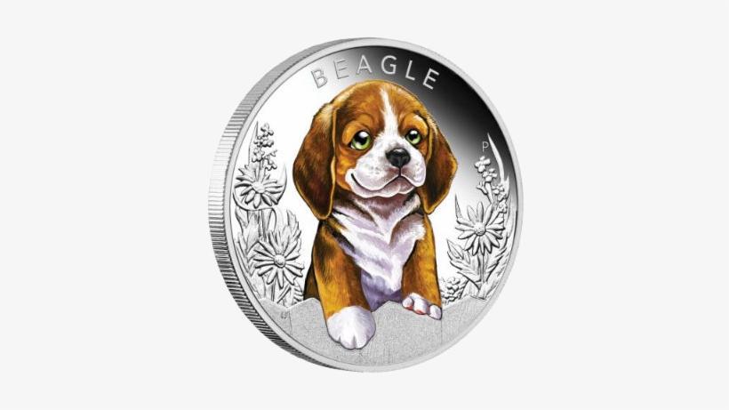 Silver Coin "puppies - Proof Coinage, transparent png download