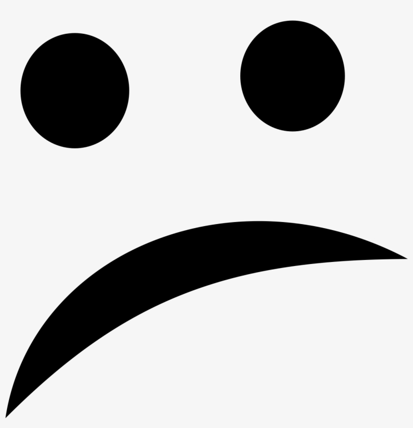 Open - Negative Smiley Icon Png, transparent png download