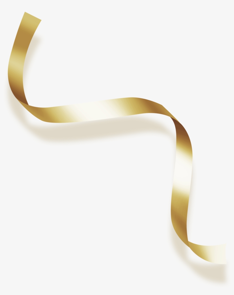 Cinta De Oro Textura Decorativa - Design, transparent png download