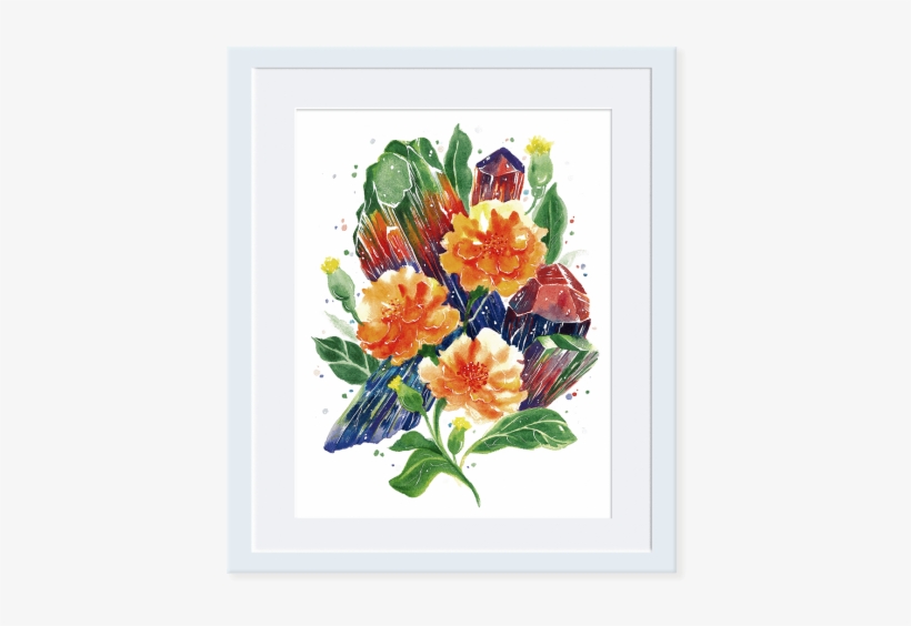 October Tourmaline & Marigold - Crystal, transparent png download