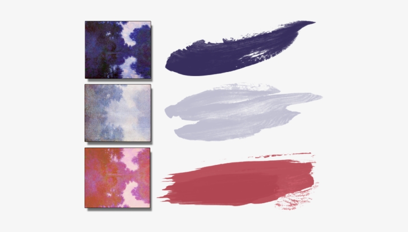 Misty Morning On The Seine, Mauve, transparent png download