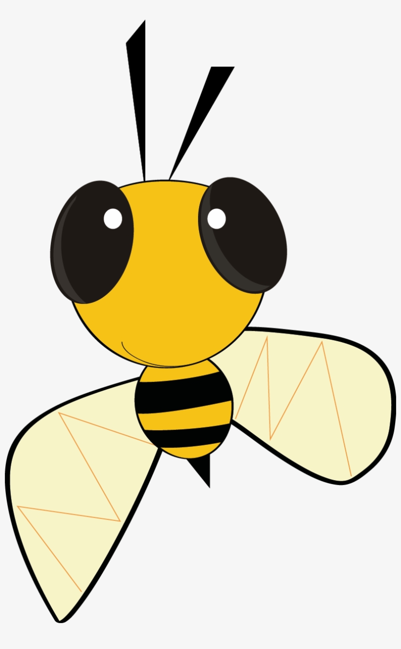 La Avejita Fue Echa Con Forma Triangulo Y Circulo,aplicando - Net-winged Insects, transparent png download