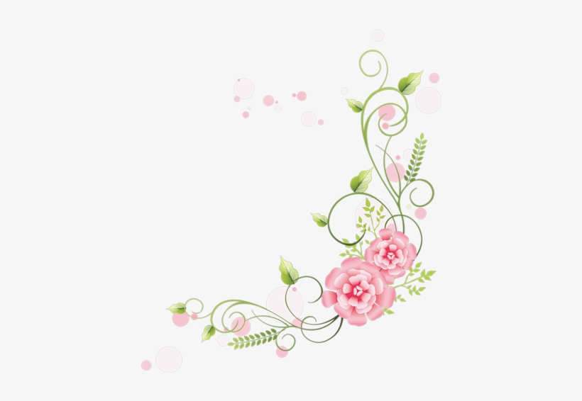 Esquina Para Carteleras - White Floral Border Png, transparent png download