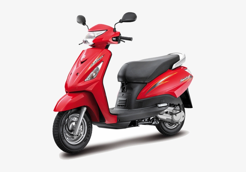 Swish-125 - Suzuki Swish 125 Red Colour, transparent png download