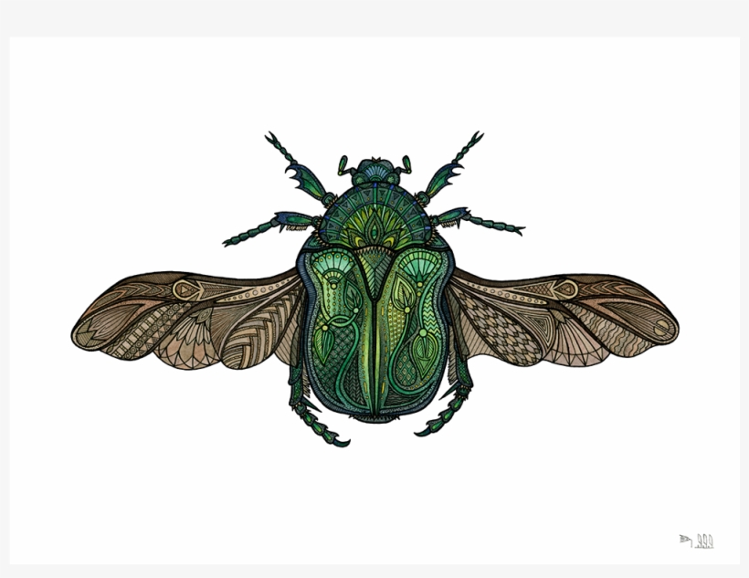 A Scarab Inspired By Ancient Egyptian Art - Art, transparent png download