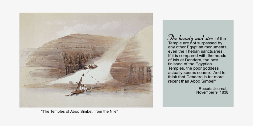 At This Time Many Of The Nile Temples, Left Unattended - David Roberts, transparent png download