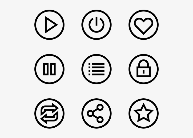 Multimedia Player Control - Math Designs Png, transparent png download