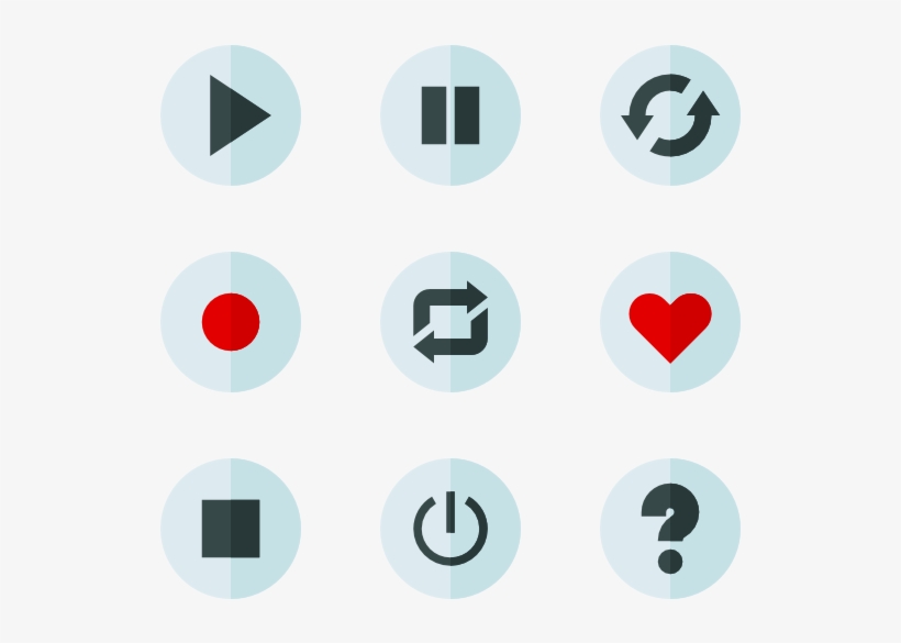 Multimedia Player Control - Icon, transparent png download