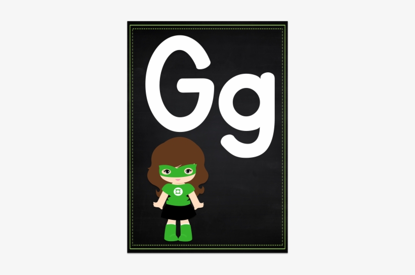 Each Letter Is Placed On A Background Chalk Theme And - Cartoon, transparent png download