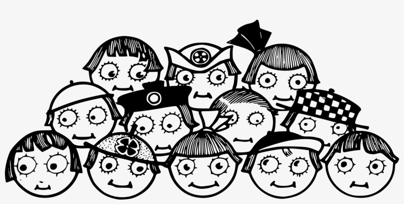 This Free Icons Png Design Of Creepy Kids Faces, transparent png download