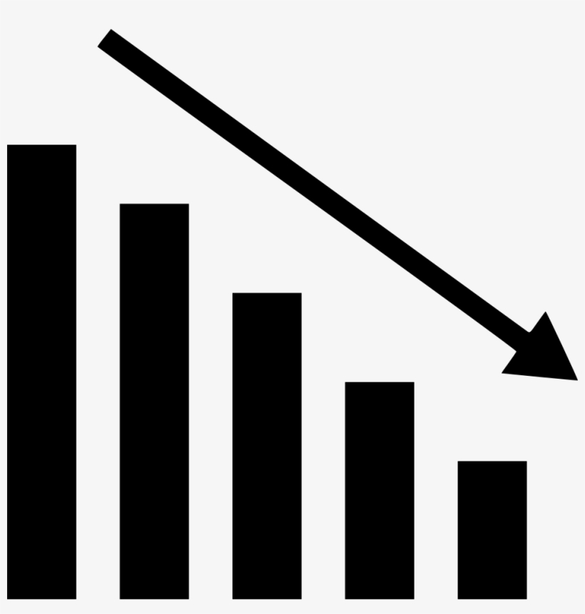 Download Bar Graph Icon Png - Down Graph Icon Png - HD Transparent PNG ...