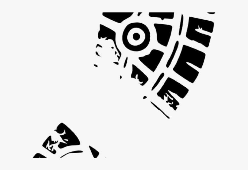 Shoe Print Cliparts - Shoe Print Clip Art, transparent png download