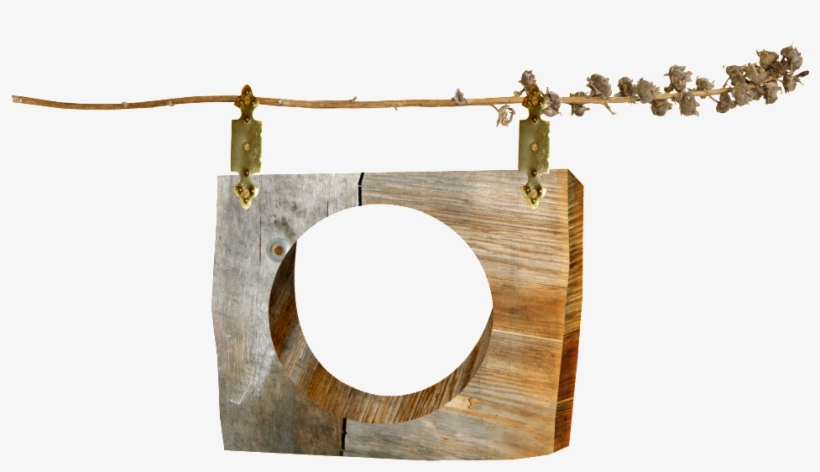 Molduras De Madeira - Wood Frame Hanging Png, transparent png download