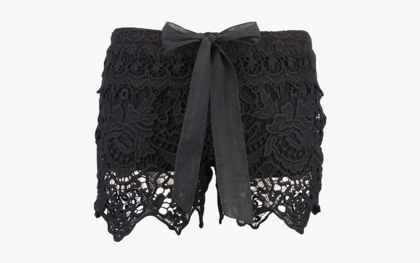 Liking The Lace Shorts - Scarf, transparent png download