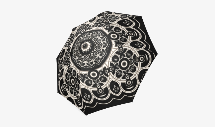 Black Lace Foldable Umbrella - Lace Mandala Notebook - By Lyle Hatch, transparent png download