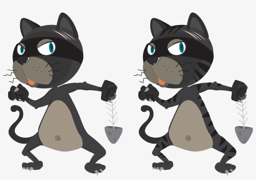 April Fools Day Ansichtkaart Animation Holiday Cat - Cat Art Vector Free Download, transparent png download