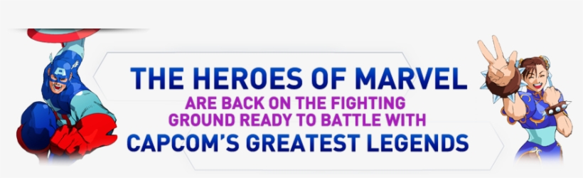 The Heroes Of Marvel Are Back On The Fighting Ground, - Capcom, transparent png download