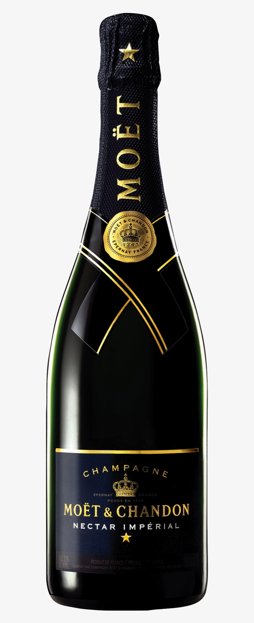 Moët & Chandon Nectar Impérial - Moet & Chandon Nectar Impérial Champagne, 750ml, transparent png download