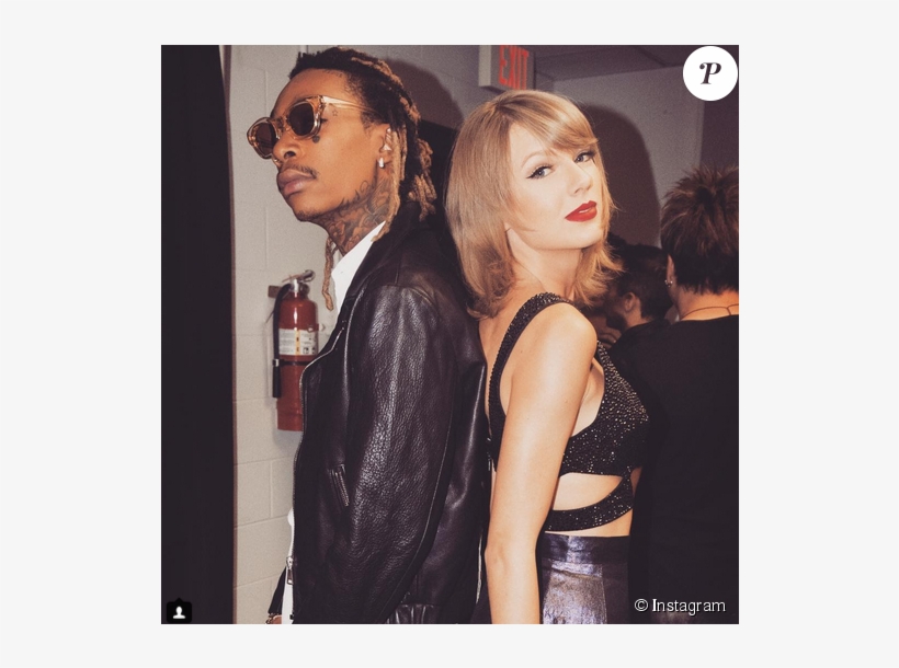 Taylor Swift Et Wiz Khalifa Avant De Monter Sur Scène - Wiz Khalifa Feat Taylor Swift, transparent png download