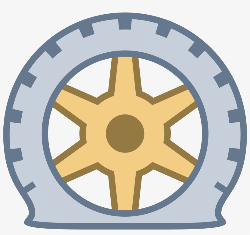 Car Computer Icons Radial Tires Transprent Png - Flat Tire Vector Png, transparent png download