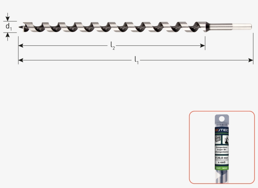 Auger Drill Bit, Silver Line - Iphone, transparent png download