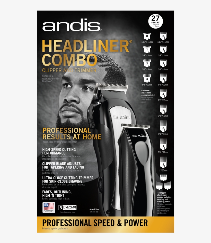 Andis Black Andis Blade 10, transparent png download