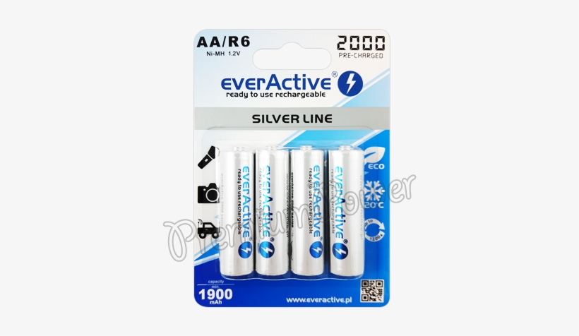 Everactive® Is A High Quality Brand Specializing In - Everactive R6/aa Ni-mh 2600 Mah, transparent png download