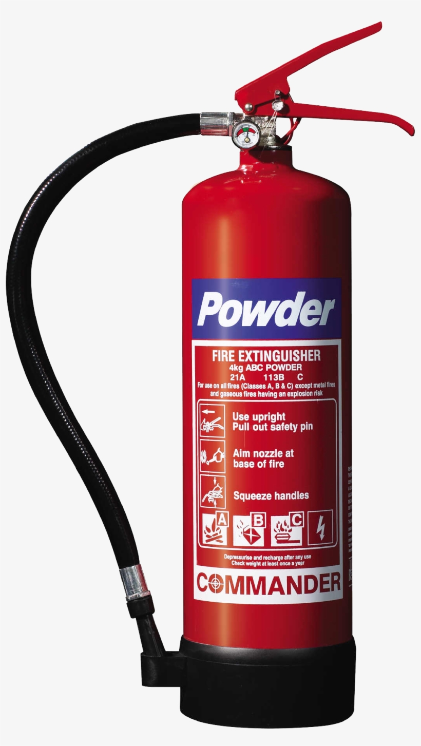 Extinguisher Png - Portable Dry Powder Fire Extinguisher, transparent png download