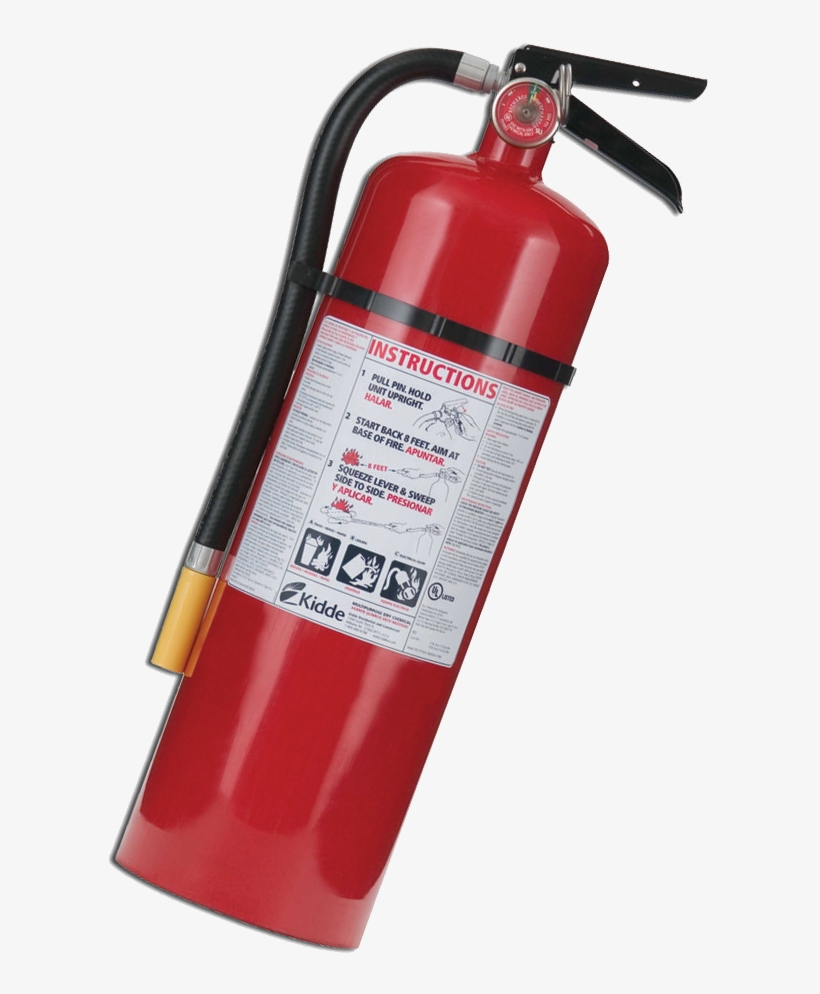 A Portable Fire Extinguisher Can Save Lives And Property - Kidde Pro 10 Abc - Multipurpose Dry Chemical Fire Extinguisher, transparent png download